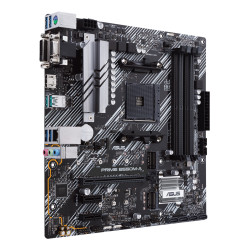 Mainboard|ASUS|AMD B550|SAM4|MicroATX|Memory DDR4|Memory slots 4|2xPCI-Express 3.0 1x|1xPCI-Express 4.0 16x|2xM.2|1x15pin D-sub|1xDVI-D|1xHDMI|6xUSB 3.2|1xPS/2|1xRJ45|3xAudio port|PRIMEB550M-A
