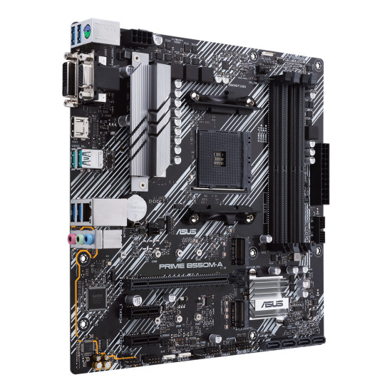 Mainboard|ASUS|AMD B550|SAM4|MicroATX|Memory DDR4|Memory slots 4|2xPCI-Express 3.0 1x|1xPCI-Express 4.0 16x|2xM.2|1x15pin D-sub|1xDVI-D|1xHDMI|6xUSB 3.2|1xPS/2|1xRJ45|3xAudio port|PRIMEB550M-A Mainboard|ASUS|AMD B550|SAM4|MicroATX|Memory DDR4|Memory slots 4|2xPCI-Express 3.0 1x|1xPCI-Express 4.0 16x|2xM.2|1x15pin D-sub|1xDVI-D|1xHDMI|6xUSB 3.2|1xPS/2|1xRJ45|3xAudio port|PRIMEB550M-A