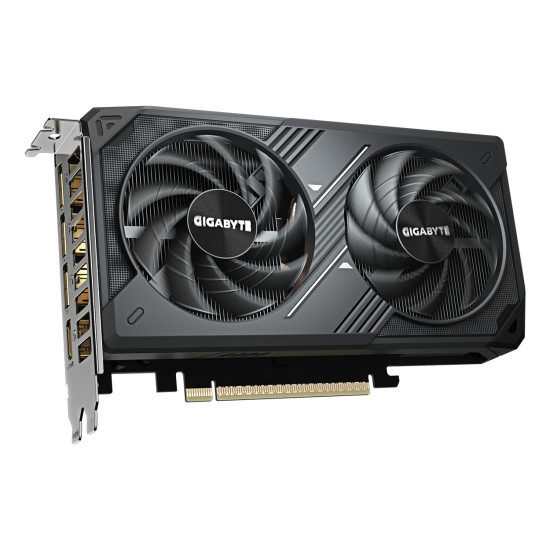 GeForce RTX 5060 WINDFORCE MAX OC 8G Graphics Card - 8GB GDDR7, 128bit, PCI-E 5.0, 2512MHz Core Clock, 3 x DP, 1 x HDMI, NVIDIA DLSS 4, GV-N5060WF2MAX OC-8GD