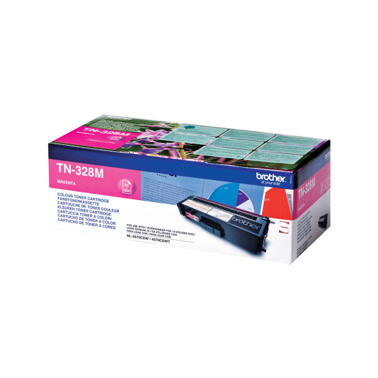 Brother TN-328M toner cartridge 1 pc(s) Original Magenta Brother TN-328M toner cartridge 1 pc(s) Original Magenta