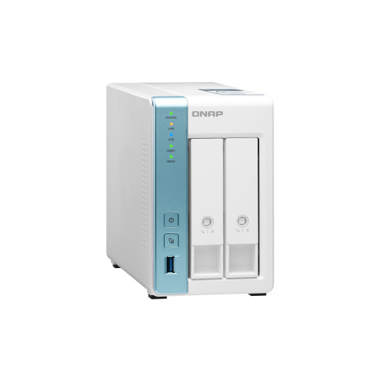 QNAP TS-233 NAS/storage server Tower ARM Cortex-A55 2 GB 0 TB QNAP QTS White QNAP TS-233 NAS/storage server Tower ARM Cortex-A55 2 GB 0 TB QNAP QTS White