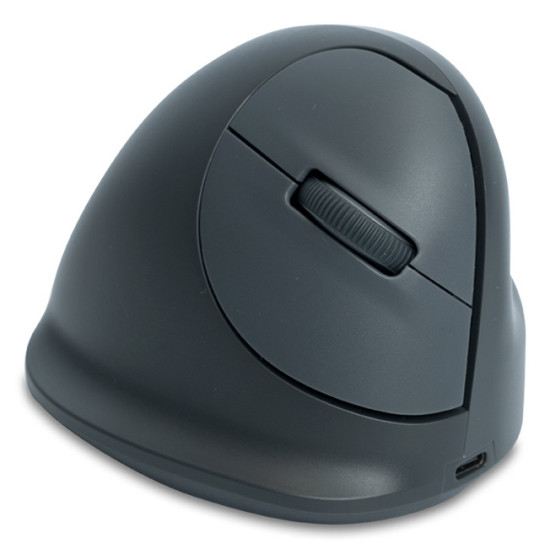 R-Go Tools Vertical mouse R-Go HE Basic, ergonomic mouse, medium (hand size ≥ 185 mm), right-handed, Bluetooth, grey R-Go Tools Vertical mouse R-Go HE Basic, ergonomic mouse, medium (hand size ≥ 185 mm), right-handed, Bluetooth, grey