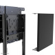 NEWSTAR MOBILE FLAT SCREEN FLOOR STAND (HEIGHT: 160 CM) 37-70" BLACK