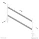Neomounts FPMA-DTB200 Toolbar desk rail 10-24" Neomounts FPMA-DTB200 Toolbar desk rail 10-24"