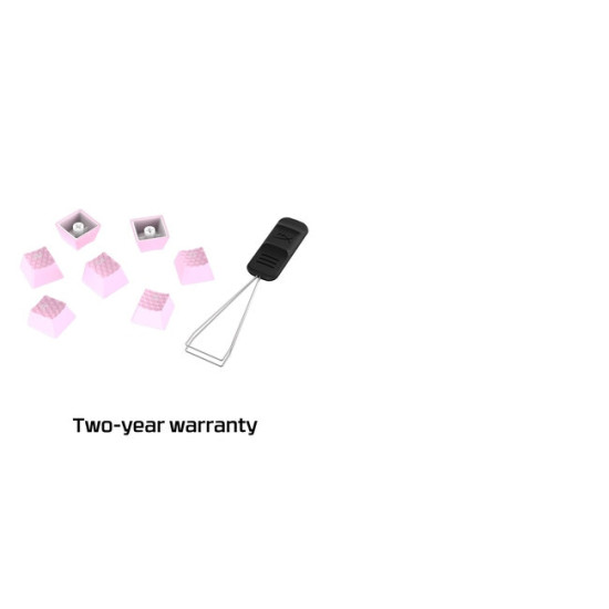 HyperX Rubber Keycaps - Gaming Accessory Kit - Pink (US Layout) HyperX Rubber Keycaps - Gaming Accessory Kit - Pink (US Layout)