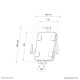Neomounts WL15-625WH1 Tablet wall mount 7.9-11" - lockable - universal Neomounts WL15-625WH1 Tablet wall mount 7.9-11" - lockable - universal