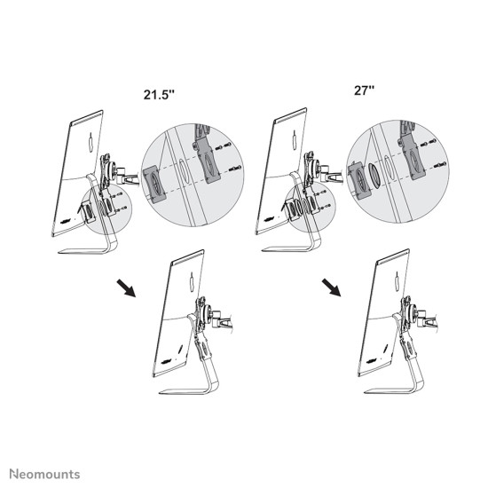 Neomounts FPMA-VESAMAC2127 iMac VESA-adapter Neomounts FPMA-VESAMAC2127 iMac VESA-adapter