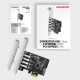 I/O CARD USB PCIE 4PORT/PCEU-43RS AXAGON I/O CARD USB PCIE 4PORT/PCEU-43RS AXAGON
