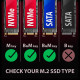 Axagon EEM2-GAM, USB-C 10Gbps - NVMe & SATA SSD GAME M.2 box, bezšroubkový SSD enclosure Black Axagon EEM2-GAM, USB-C 10Gbps - NVMe & SATA SSD GAME M.2 box, bezšroubkový SSD enclosure Black