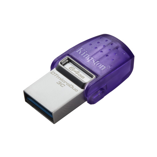 64GB DataTraveler microDuo 3C 200MB/s dual USB-A + USB-C 64GB DataTraveler microDuo 3C 200MB/s dual USB-A + USB-C