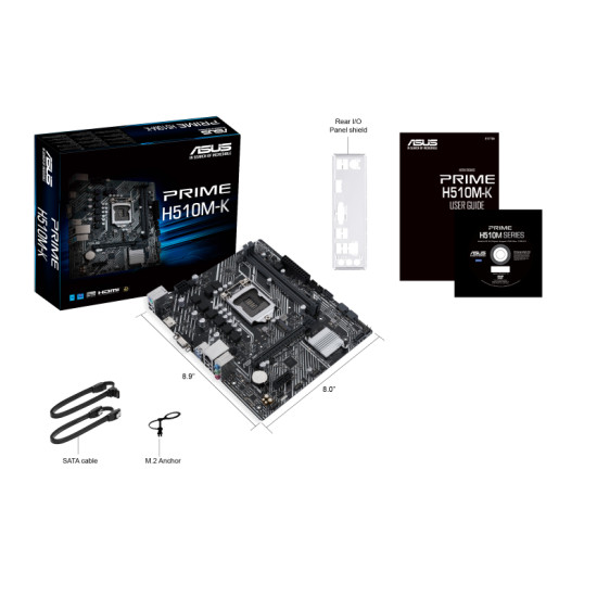 ASUS PRIME H510M-K Intel H510 LGA 1200 (Socket H5) micro ATX ASUS PRIME H510M-K Intel H510 LGA 1200 (Socket H5) micro ATX