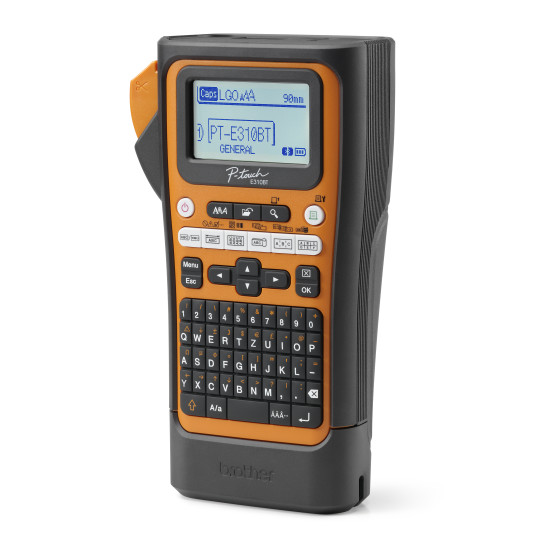 Brother PT-E310BTVP label printer Thermal transfer 180 x 180 DPI 20 mm/sec Wired & Wireless HSE/TZe Bluetooth QWERTY Brother PT-E310BTVP label printer Thermal transfer 180 x 180 DPI 20 mm/sec Wired & Wireless HSE/TZe Bluetooth QWERTY
