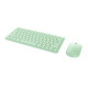 Trust Lyra keyboard Mouse included Office RF Wireless + Bluetooth QWERTY US English Green Trust Lyra keyboard Mouse included Office RF Wireless + Bluetooth QWERTY US English Green