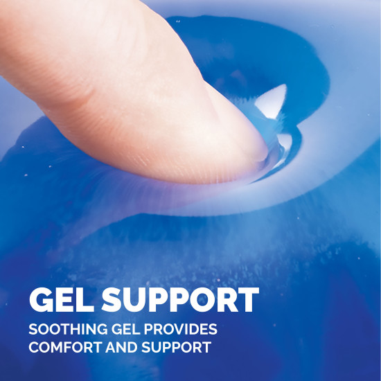 Fellowes Mouse Mat Wrist Support - Crystals Gel Mouse Pad with Non Slip Rubber Base - Ergonomic Mouse Mat for Computer, Laptop, Home Office Use - Compatible with Laser and Optical Mice - Blue Fellowes Mouse Mat Wrist Support - Crystals Gel Mouse Pad with Non Slip Rubber Base - Ergonomic Mouse Mat for Computer, Laptop, Home Office Use - Compatible with Laser and Optical Mice - Blue