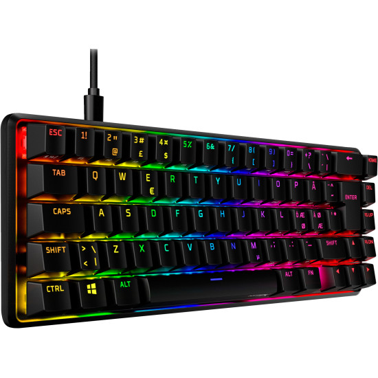 HyperX Alloy Origins 65 - Mechanical Gaming Keyboard - HX Red (NO Layout) (HKBO1T-RD-NO/E) HyperX Alloy Origins 65 - Mechanical Gaming Keyboard - HX Red (NO Layout) (HKBO1T-RD-NO/E)
