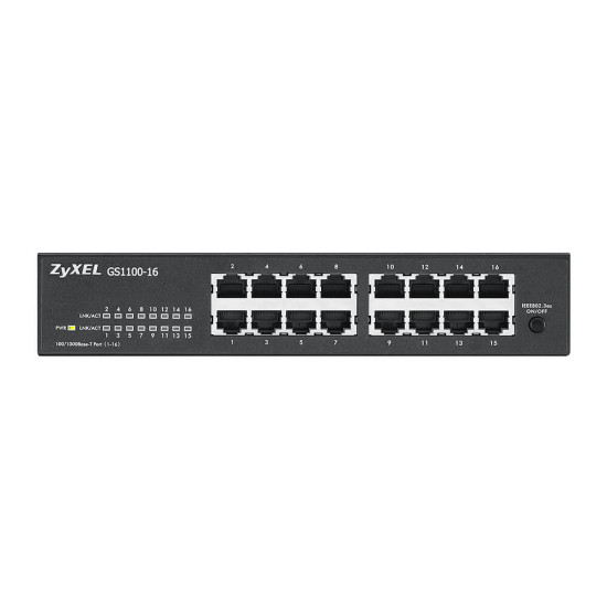 Zyxel GS1100-16 Unmanaged Gigabit Ethernet (10/100/1000) Zyxel GS1100-16 Unmanaged Gigabit Ethernet (10/100/1000)