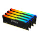 128GB 3600MT/s DDR4 CL18 DIMM (Kit of 4) FURY Beast RGB 128GB 3600MT/s DDR4 CL18 DIMM (Kit of 4) FURY Beast RGB