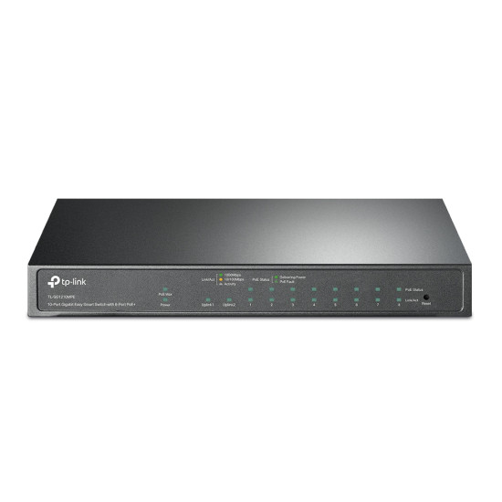 10-Port Gigabit Easy Smart Switch with 8-Port PoE+ 10-Port Gigabit Easy Smart Switch with 8-Port PoE+