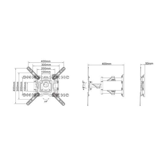 M VESA Flexarm M Full Motion Single M VESA Flexarm M Full Motion Single