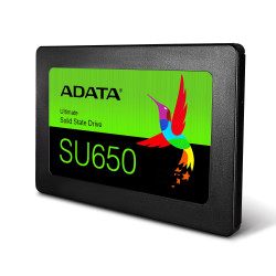 SSD|ADATA|SU650|1TB|SATA 3.0|Write speed 450 MBytes/sec|Read speed 520 MBytes/sec|2,5"|TBW 600 TB|MTBF 2000000 hours|ASU650SS-1TT-R