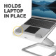 Fellowes Laptop Stand for Desk - Hana LT Laptop Stand for the Home and Office - Adjustable Laptop Stand with 3 Height Adjustments - Max Monitor Size 19", Max Weight 4.5KG - White Fellowes Laptop Stand for Desk - Hana LT Laptop Stand for the Home and Office - Adjustable Laptop Stand with 3 Height Adjustments - Max Monitor Size 19", Max Weight 4.5KG - White
