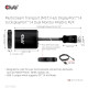 CLUB3D Multistream Transport (MST) Hub DisplayPort™1.4 to DisplayPort™1.4 Dual Monitor 4K60Hz M/F CLUB3D Multistream Transport (MST) Hub DisplayPort™1.4 to DisplayPort™1.4 Dual Monitor 4K60Hz M/F