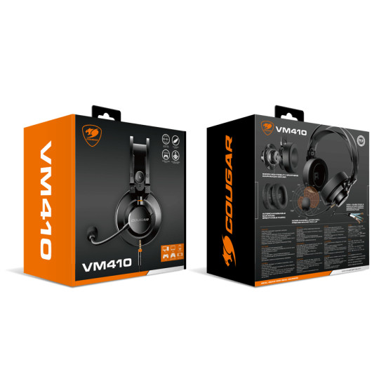 COUGAR Gaming 3H550P53B.0001 headphones/headset Wired Head-band Black COUGAR Gaming 3H550P53B.0001 headphones/headset Wired Head-band Black