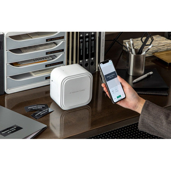 P-touch CUBE Pro (PT-P910BT) rechargeable label printer with Bluetooth P-touch CUBE Pro (PT-P910BT) rechargeable label printer with Bluetooth