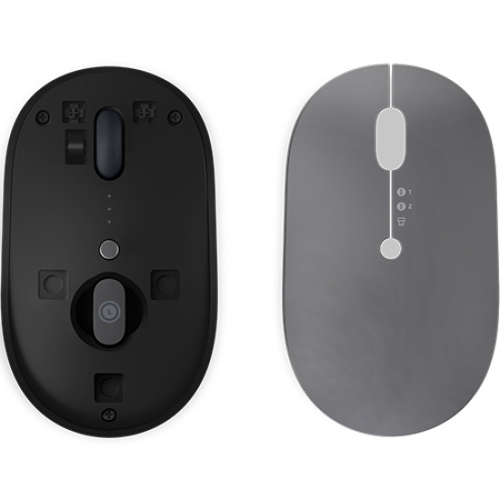 Lenovo Go Multi-Device mouse Office Ambidextrous RF Wireless + Bluetooth Optical 2400 DPI Lenovo Go Multi-Device mouse Office Ambidextrous RF Wireless + Bluetooth Optical 2400 DPI