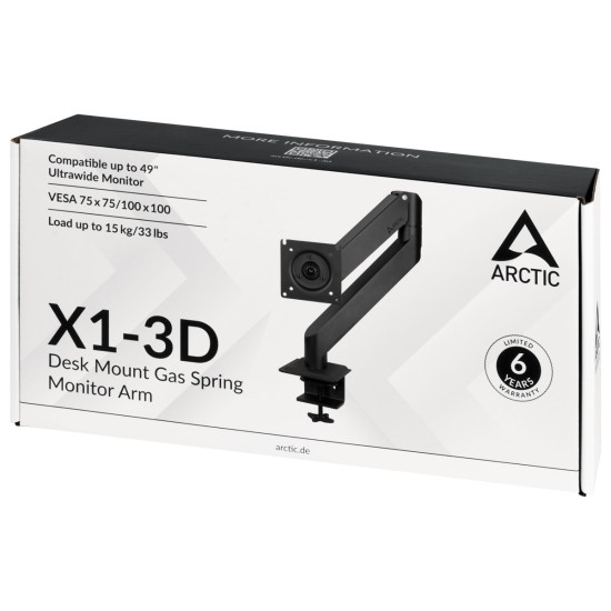 MONITOR ACC ARM X1-3D/AEMNT00062A ARCTIC MONITOR ACC ARM X1-3D/AEMNT00062A ARCTIC