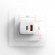 Axagon ACU-PQ20W mobile device charger Universal White AC Fast charging Indoor Axagon ACU-PQ20W mobile device charger Universal White AC Fast charging Indoor