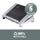 Fellowes Laptop Stand for Desk - Office Suites Plus Adjustable Laptop Stand for the Home and Office - Laptop Riser with 5 Height Adjustments - Max Monitor Size 17", Max Weight 5KG - Black/Silver Fellowes Laptop Stand for Desk - Office Suites Plus Adjustable Laptop Stand for the Home and Office - Laptop Riser with 5 Height Adjustments - Max Monitor Size 17", Max Weight 5KG - Black/Silver