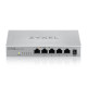 Zyxel MG-105 Unmanaged 2.5G Ethernet (100/1000/2500) Steel Zyxel MG-105 Unmanaged 2.5G Ethernet (100/1000/2500) Steel