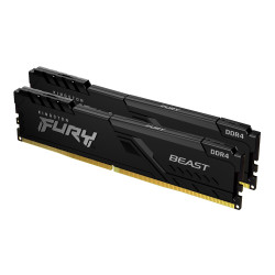 32GB 3200MT/s DDR4 CL16 DIMM (Kit of 2) 1Gx8 FURY Beast Black