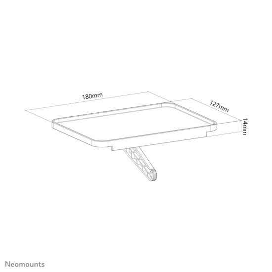 Neomounts AWL28-210BL1 Multimedia holder - universal Neomounts AWL28-210BL1 Multimedia holder - universal