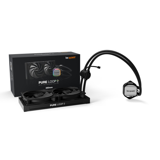 be quiet! Pure Loop 2 | 280mm Processor All-in-one liquid cooler 14 cm Black 1 pc(s) be quiet! Pure Loop 2 | 280mm Processor All-in-one liquid cooler 14 cm Black 1 pc(s)