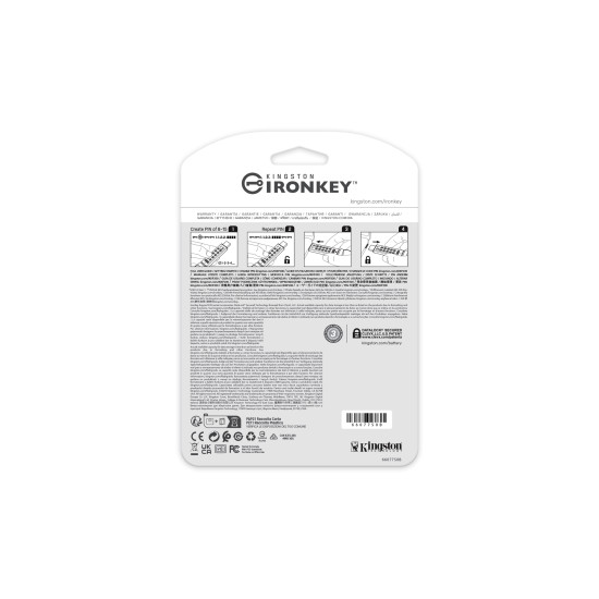 16GB USB-C IronKey Keypad 200C, FIPS 140-3 Lvl 3 AES-256