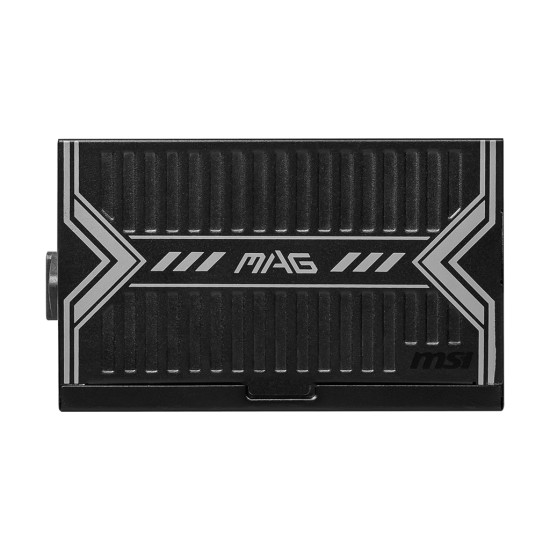 MSI MAG A650BN UK PSU '650W, 80 Plus Bronze certified, 12V Single-Rail, DC-to-DC Circuit, 120mm Fan, Non-Modular, Sleeved Cables, ATX Power Supply Unit, UK Powercord, Black' MSI MAG A650BN UK PSU '650W, 80 Plus Bronze certified, 12V Single-Rail, DC-to-DC Circuit, 120mm Fan, Non-Modular, Sleeved Cables, ATX Power Supply Unit, UK Powercord, Black'