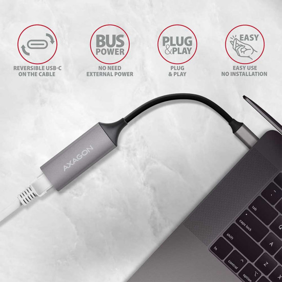 NET ADAPTER USB-C 1GB/ADE-TRC AXAGON NET ADAPTER USB-C 1GB/ADE-TRC AXAGON