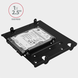 AXAGON RHD-435 Reduction for 4x 2.5" HDD (2x 2.5" HDD/SSD & 1x 3.5" HDD) into 5.25" position, black