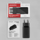 Axagon ACU-DPQ65 mobile device charger Mobile phone, Netbook, Laptop, Smartphone, Smartwatch, Tablet, Universal Black AC Fast charging Indoor Axagon ACU-DPQ65 mobile device charger Mobile phone, Netbook, Laptop, Smartphone, Smartwatch, Tablet, Universal Black AC Fast charging Indoor
