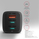 Axagon ACU-DPQ65 mobile device charger Mobile phone, Netbook, Laptop, Smartphone, Smartwatch, Tablet, Universal Black AC Fast charging Indoor Axagon ACU-DPQ65 mobile device charger Mobile phone, Netbook, Laptop, Smartphone, Smartwatch, Tablet, Universal Black AC Fast charging Indoor