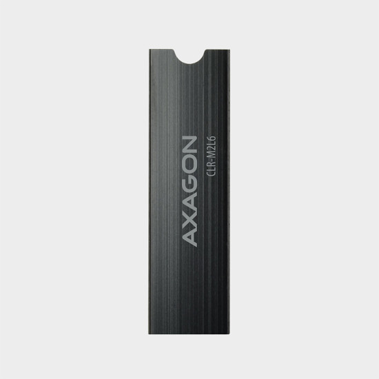 Axagon CLR-M2L6 computer cooling system M.2 NVMe SSD, Solid-state drive Heatsink/Radiator Black 1 pc(s) Axagon CLR-M2L6 computer cooling system M.2 NVMe SSD, Solid-state drive Heatsink/Radiator Black 1 pc(s)