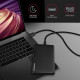 AXAGON EE25-SLC USB-C 3.2 Gen1 - SATA 6G 2.5" SLIDE box BLACK AXAGON EE25-SLC USB-C 3.2 Gen1 - SATA 6G 2.5" SLIDE box BLACK