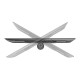 Neomounts DS42-430BL14 TV stand 32-55"- bolt-down - swivel