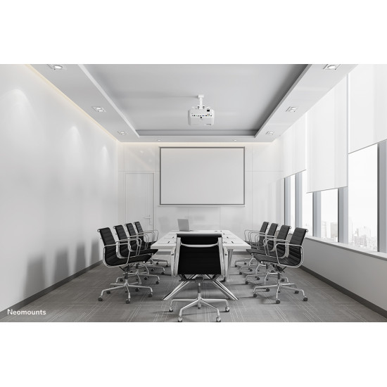 Neomounts CL25-530WH1 Beamer ceiling mount - h 25,5 cm - easy-install - full motion