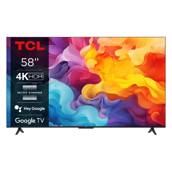 TCL V6B 58V6B TV 147.3 cm (58") 4K Ultra HD Smart TV Wi-Fi Titanium TCL V6B 58V6B TV 147.3 cm (58") 4K Ultra HD Smart TV Wi-Fi Titanium