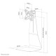 Neomounts FPMA-D850BLACK Monitor stand 10-27" Neomounts FPMA-D850BLACK Monitor stand 10-27"