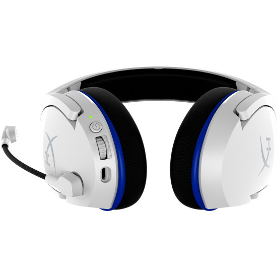 HyperX Cloud Stinger Core - Wireless Gaming Headset (White-Blue) - PS5-PS4 HyperX Cloud Stinger Core - Wireless Gaming Headset (White-Blue) - PS5-PS4