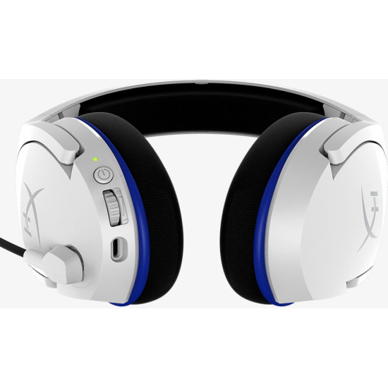 HyperX Cloud Stinger Core - Wireless Gaming Headset (White-Blue) - PS5-PS4 HyperX Cloud Stinger Core - Wireless Gaming Headset (White-Blue) - PS5-PS4
